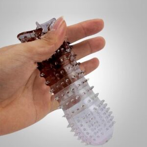 Reusable Crystal Condom Penis Sleeve