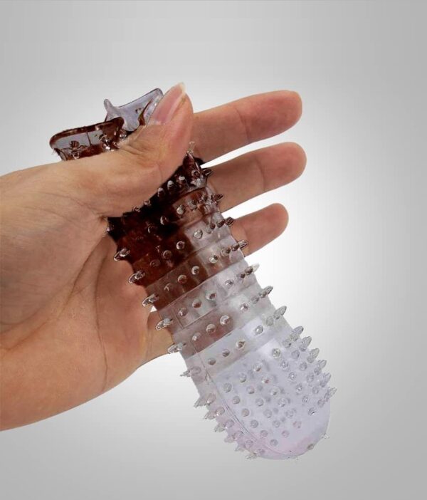 Reusable Crystal Condom Penis Sleeve