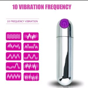 USB Rechargeable 10 Speed Bullet Vibrator