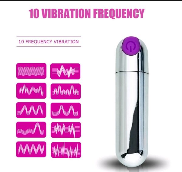 USB Rechargeable 10 Speed Bullet Vibrator